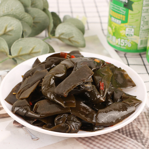 Super friendly kelp knot spicy flavor 150g Internet celebrity kelp snacks ready-to-eat pickled pepper kelp casual snacks wholesale