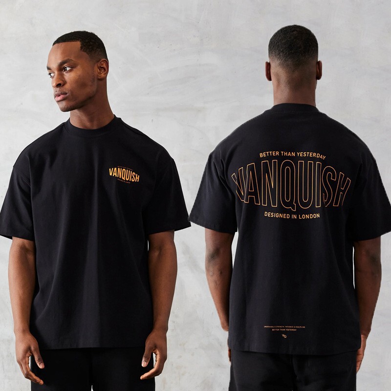 Cross-border New Men's Oversized T-shirt Summer Gym Sports Fitness Cotton Round Neck Loose plus size Trendy T-shirt