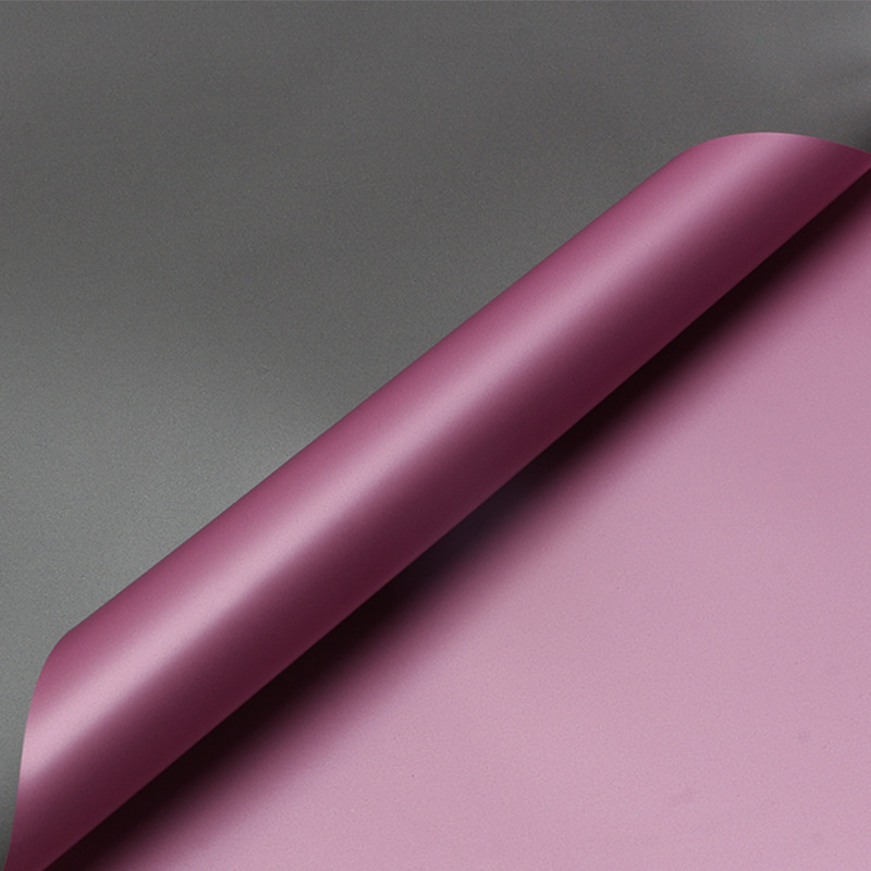 Huaxi papel de arena de oro flor papel de embalaje de papel mate de dos colores al por mayor ramo de regalo de papel de embalaje de materiales de viento fragante