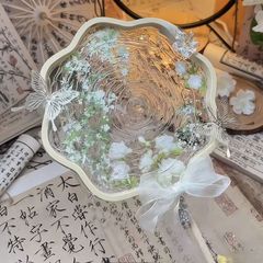 中国風の丸扇子、古代風の波紋扇子、DIY自家製素材パッケージ、コミュニティチームビルディング活動、クリエイティブなウォームアップギフト