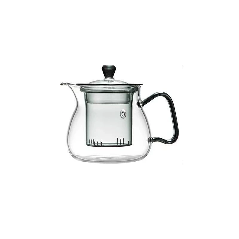 Glass teapot, flavored tea, green tea, tea set, increased thickness