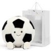 Fun sports football + large gift bag through the window + free string lights [28 cm]