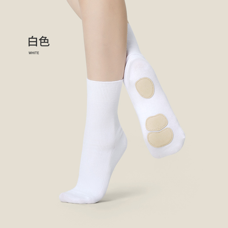 Calcetines de baile, antideslizantes, mujeres profesionales, ejercicios para adultos, calcetines de baile, calcetines de tubo para niños, calcetines de baile modernos de tres piezas