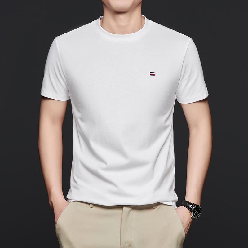 Special Price American genuine goods Tommy Tommy Cotton Short-sleeved T-shirt Men's Round Neck Summer All-match Casual Base Shirt Trendy Special Price American genuine goods Tommy Tommy Cotton Short-sleeved T-shirt Men's Round Neck Summer All-match Casual Base Shirt Trendy