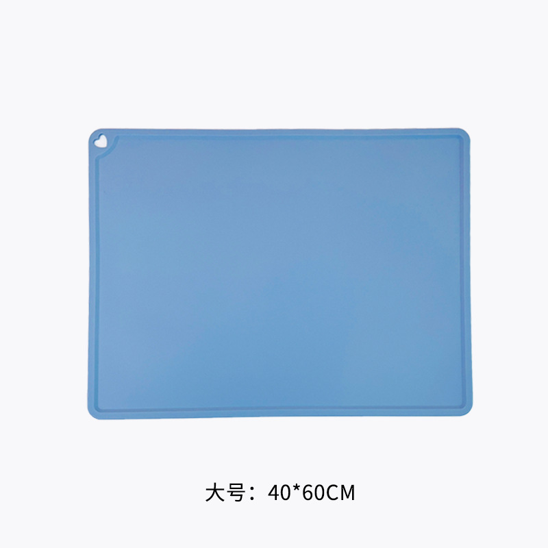블루 40*60cm "실리콘 플레이스 매트]