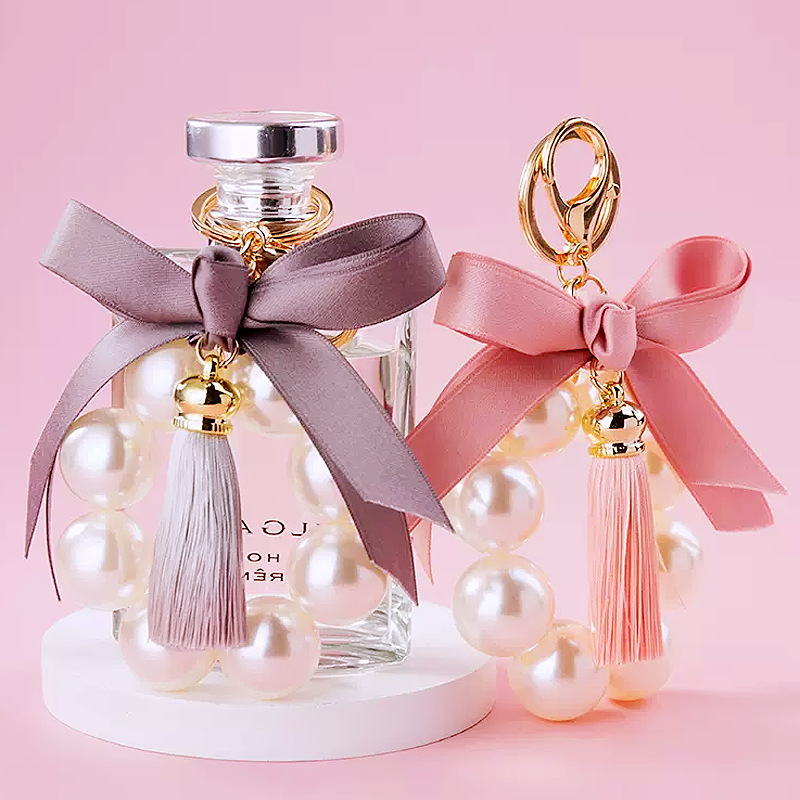 98g Weight Keychain Classification 1 Piece Quantity Daily, Date Occasion Metal Material Bow Knot Pattern Women's Gender Cute Style Cute Bow Knot Metal Women's Keychain 8