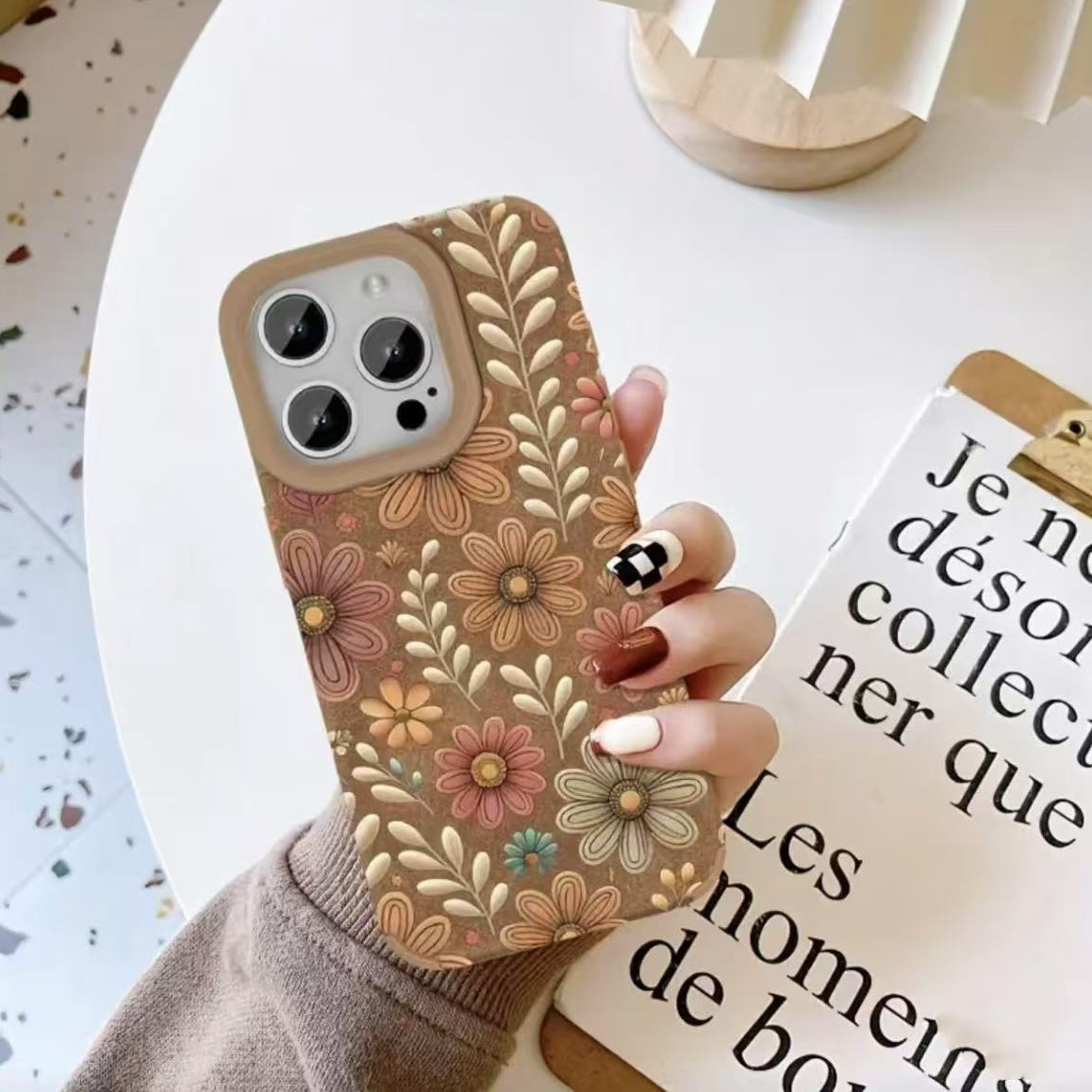 Funda para teléfono móvil iphone16 especial transfronteriza Europa y América Apple 15promax/14 Japón y Corea 13pro12 piel de oveja