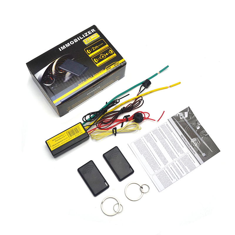 2.4g Hzinmovilizador Car Alarm Intelligent Sensor Concealed Lock Anti-Robbery Universal Accessory System
