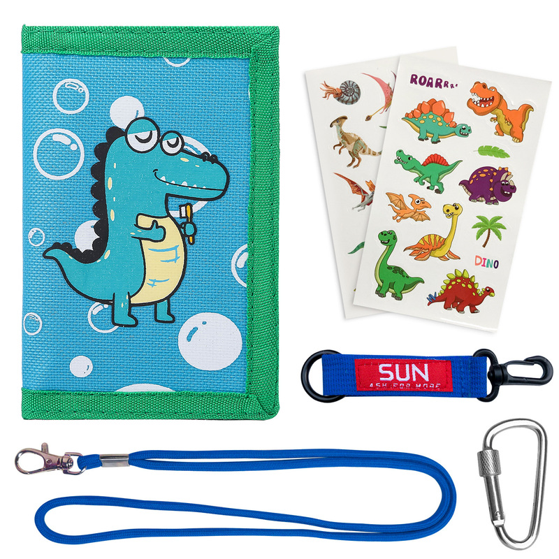 Children's wallet cartoon coin purse with accessories cute coin bag saving cash clip wallet cross-border wholesale Children's wallet cartoon coin purse with accessories cute coin bag saving cash clip wallet cross-border wholesale