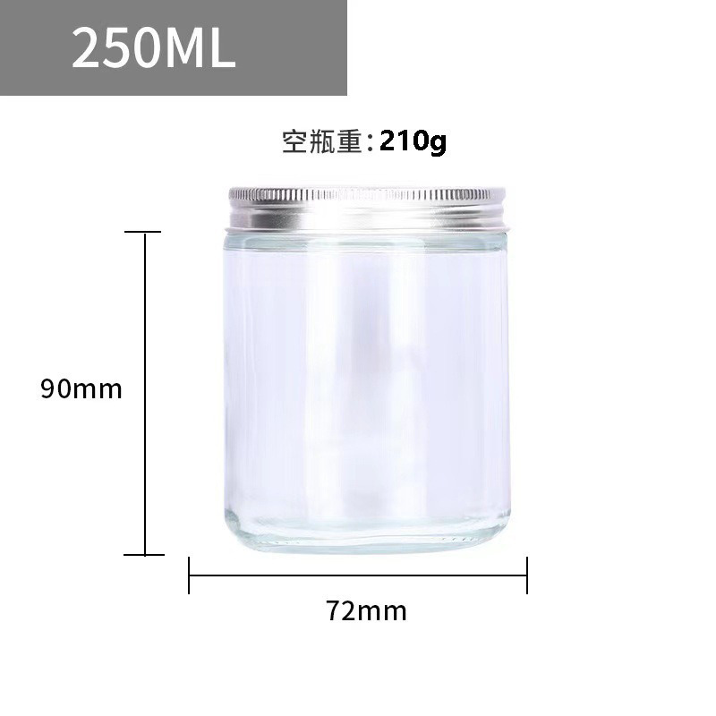 スポット100ml茶色アロマガラスキャンドルカップ空瓶グリーンキャンドル缶250ml空瓶蒙砂キャンドル台|undefined