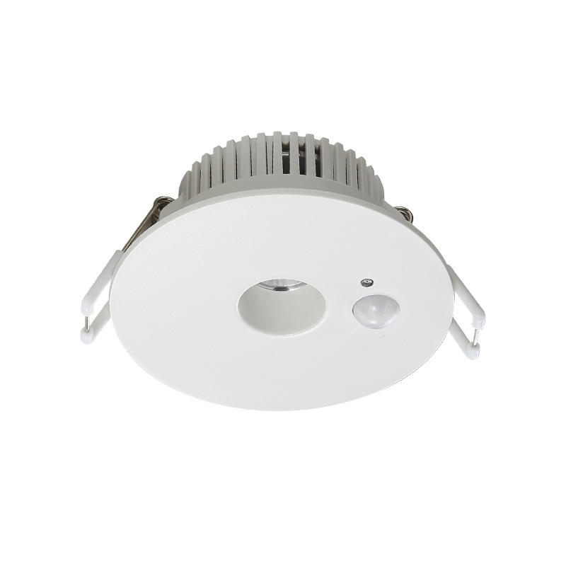 LED 인체 유도 스포트라이트 느린 멸종 임베디드 눈부심 방지 복도 조명 스마트 홈 현관 천장 다운 라이트