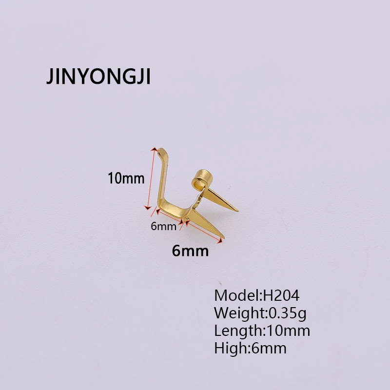 Производитель из Фошань производит ювелирную коробку, золотой крючок, фиксированный золотой крючок, подвесное ожерелье, золотой и серебряный крючок