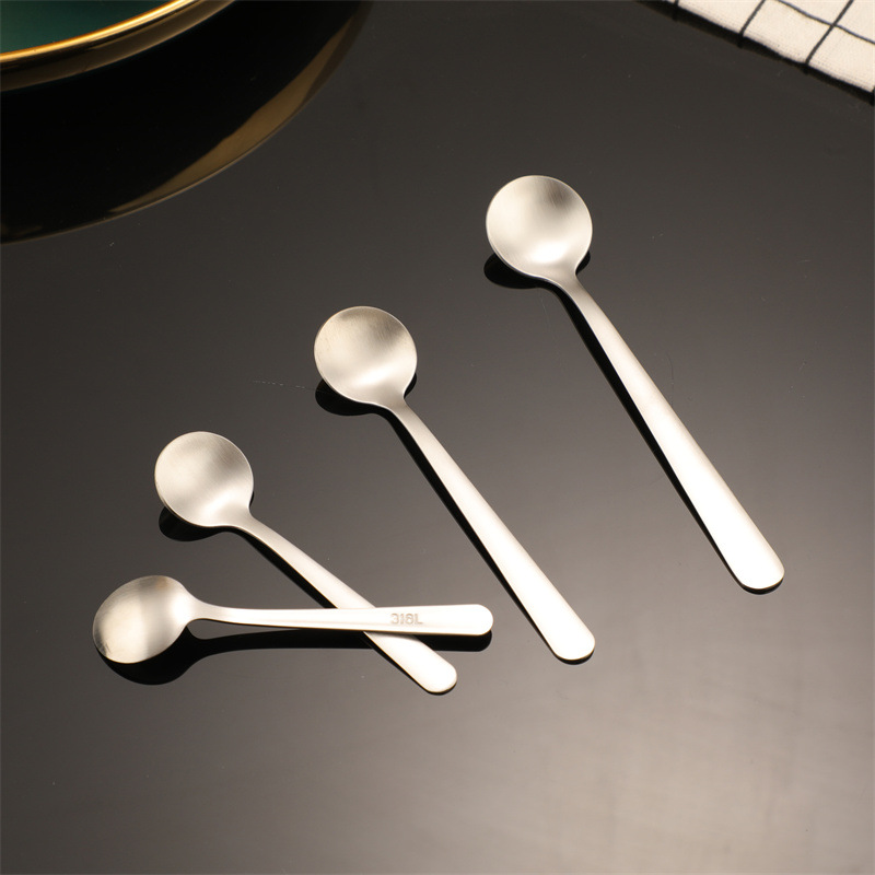 Long Handled Round Stainless Steel Stirring Spoon For Home_voghion.com