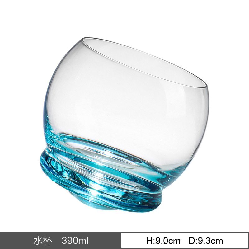 Copa de vino tinto de cristal checo sin plomo, colorida y creativa, para uso doméstico, resistente al calor y a altas temperaturas. image 18