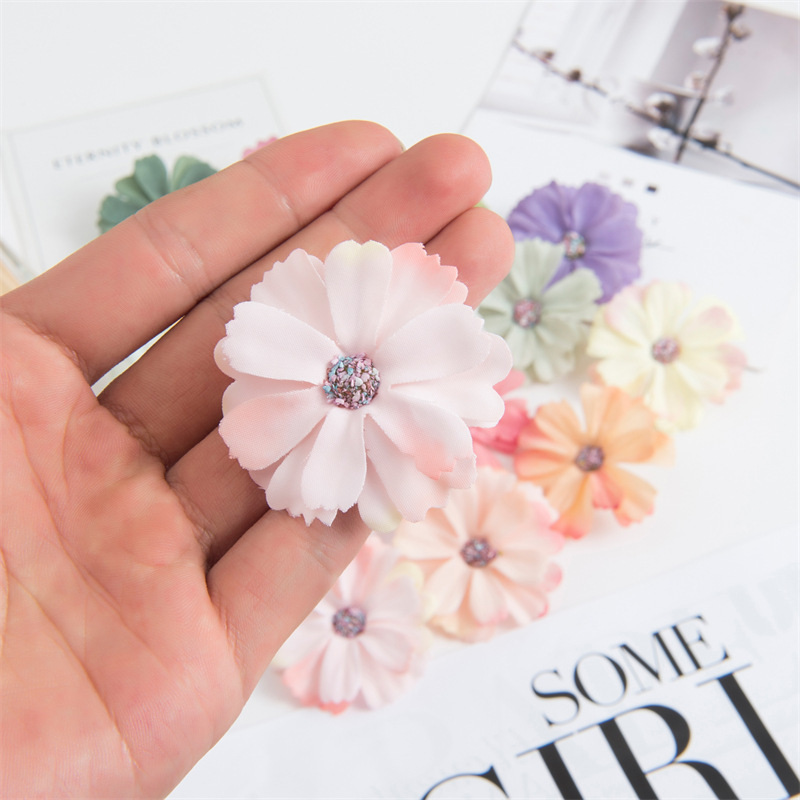 Imitation silk flower mori imitation chrysanthemum handmade decoration garland material wedding home restaurant decoration manufacturer wholesale 2