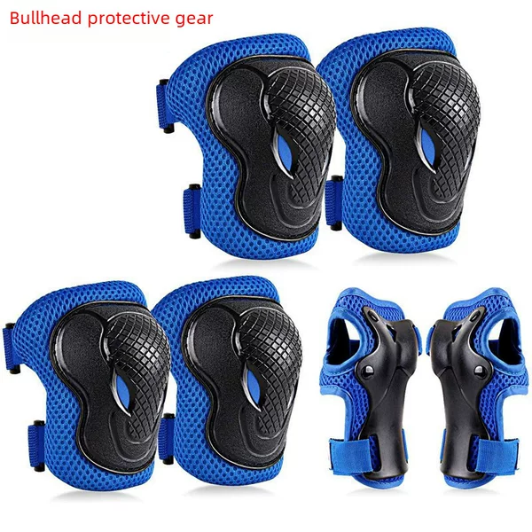 Niutou Protector Children's Balance Bicycle Combination Sports Protector Set Ski Ski Skating Knee Protector Elbow Protector Wrist Protector