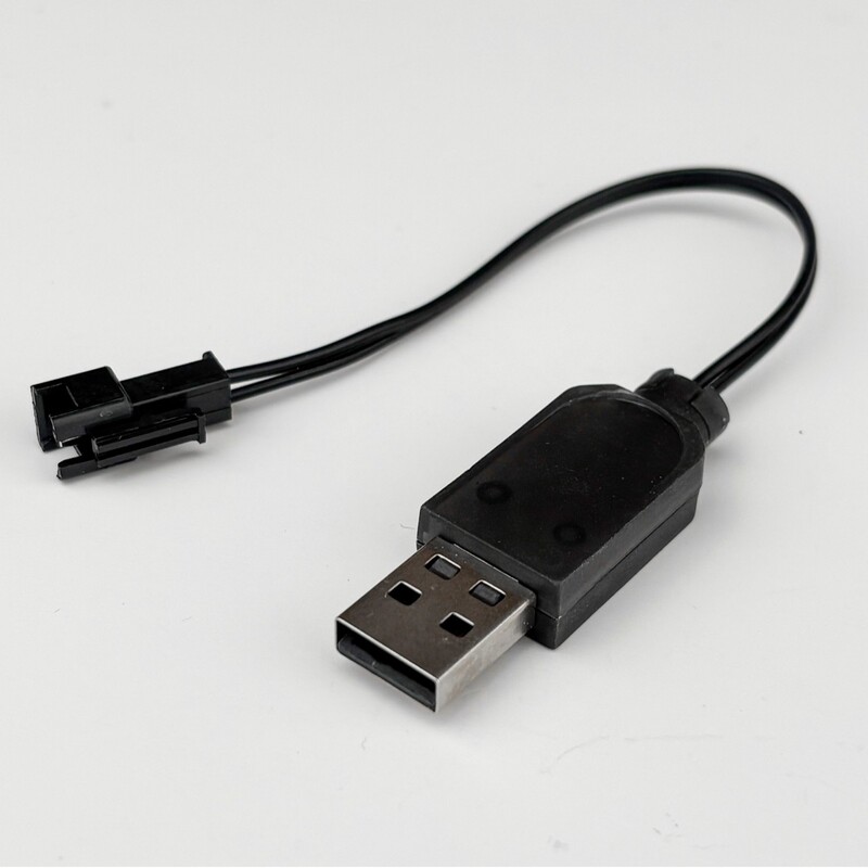 3.7Vusb Charging Cable Sm-2P Forward Remote Control Electric Toy with Overcharge Protection Lithium Battery USB Charger