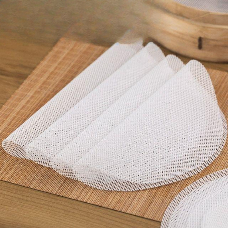 2026 High-Temperature Resistant Steaming Mat for Buns, Non-Stick Household Steamer Cloth, Food Steaming Mat for Dumplings