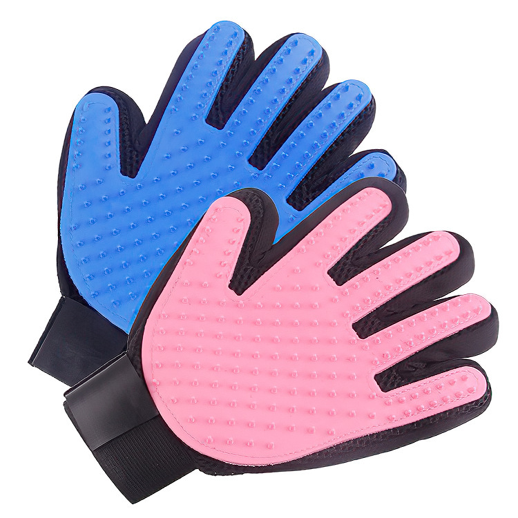 Guantes de baño para mascotas, guantes de gato, masaje, cepillo de baño para mascotas, suministros para mascotas, guantes de pelo para perros, transfronterizos