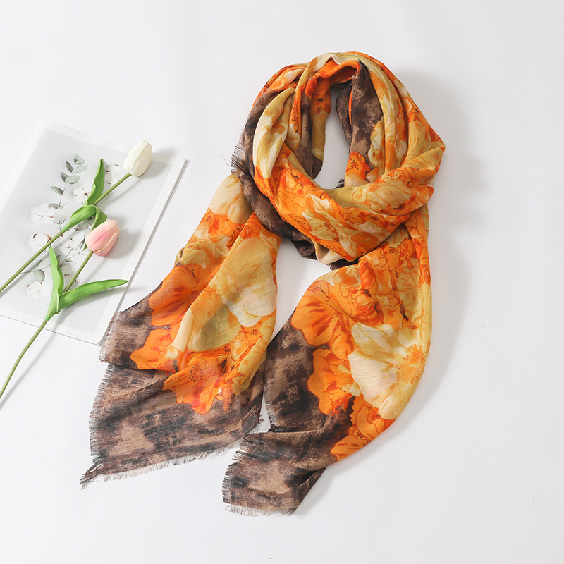 2023 estilo coreano elegante 135*135 protección solar Toalla de playa viajes protección solar chal decorativo algodón y lino sensación de la mano toalla cuadrada grande