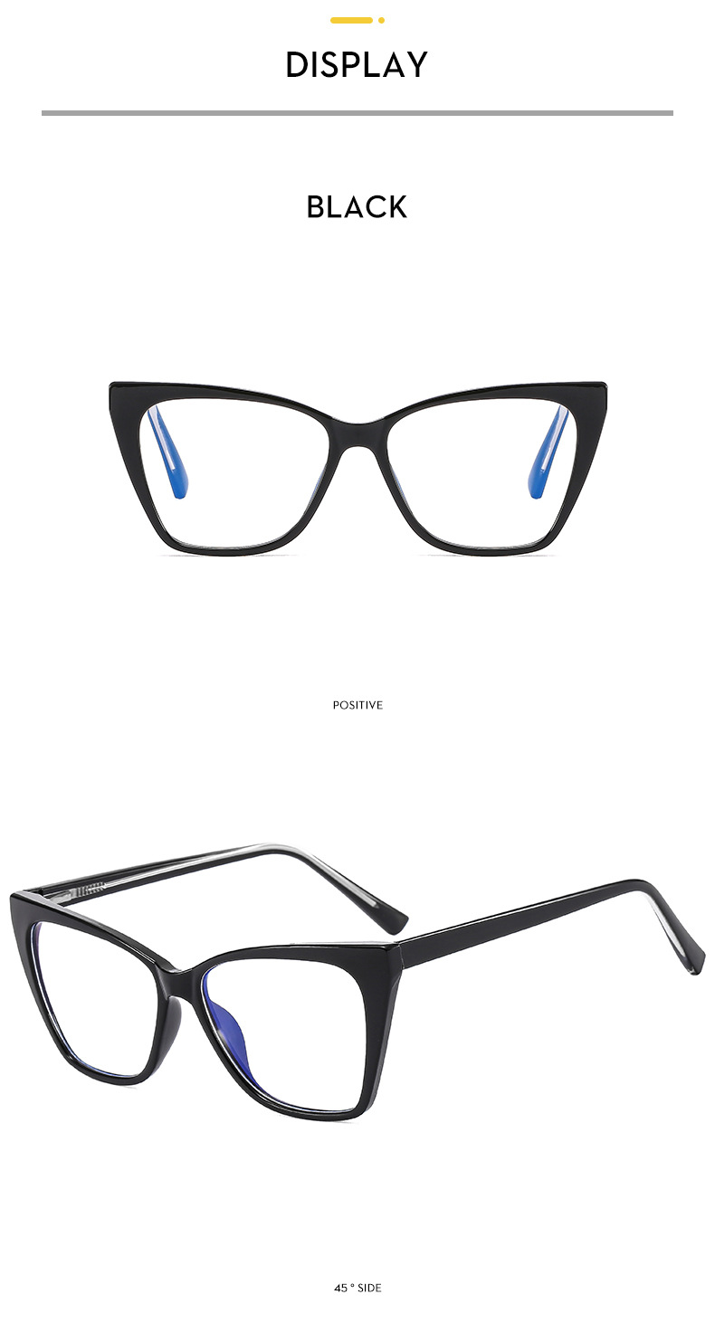 Women's Simple Style Geometric Pc Cat Eye Full Frame Glasses display picture 1