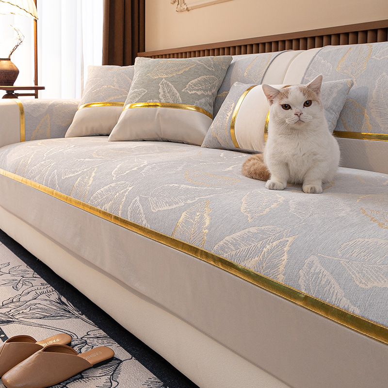 Light Luxury French Cream Style Sofa Cushion Four Seasons Universal Non-Slip Cushion 2025 New High-End Sense Cover Cover Cloth Towel