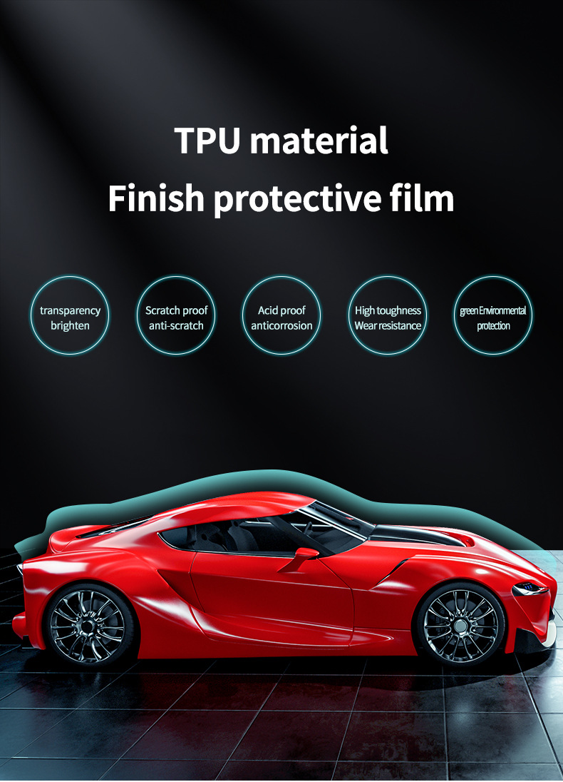 Luborun TPU invisible car film, car paint protection film, full car scratch and abrasion protection, thickened car film wholesale