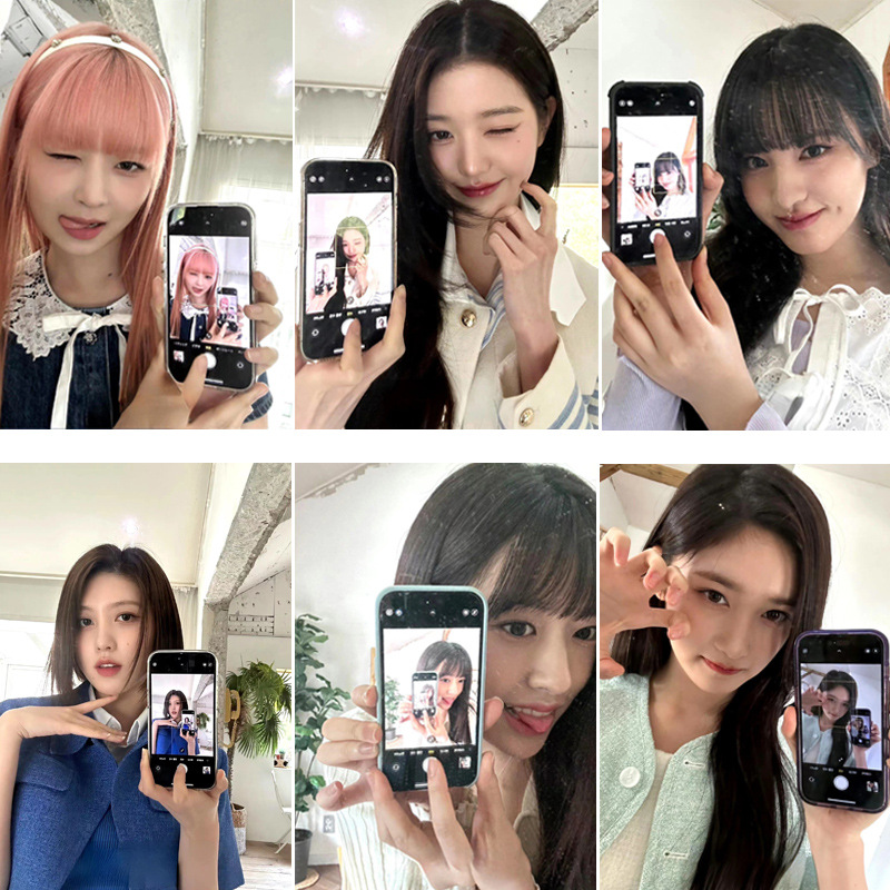 新款 现货 IVE 对镜自拍同款不干胶海报 墙贴画 装饰画 明星周边