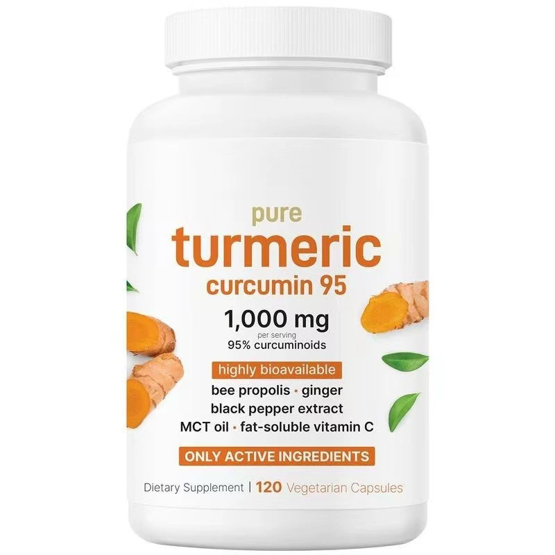 В наличии, бесплатная доставка, TK Amazon, популярные трансграничные 60 капсул куркумы, куркума, внешняя торговля, прямая оптовая продажа с фабрики