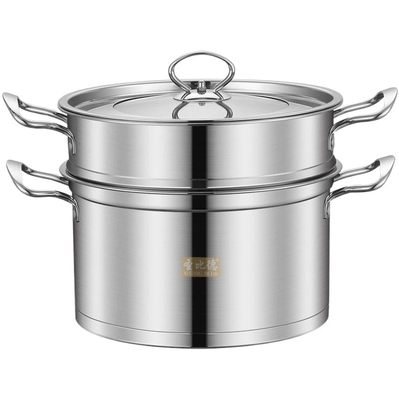Saint Bede Нержавеющая сталь Прямоугольная Пароварка Бытовой суповой горшок Оригинальный Пароварка в европейском стиле Двухслойная Пароварка для супа Подарочный горшок оптом