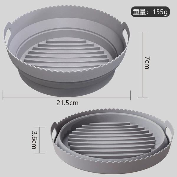 Round folding style (gray)