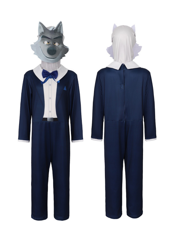 クロスボーダー The Bad Guys バッドガイズ アライアンス cos ビッグ バッド ウルフ ミスター。 オオカミ コスプレ ステージパフォーマンス服|undefined