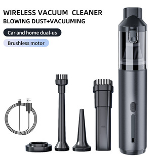 Car vacuum cleaner dust removal large suction inflatable integrated dual-purpose handheld high-power car mini brushless dust blower