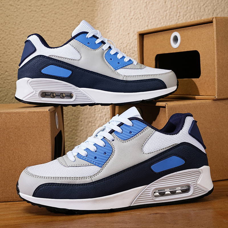 Mens shoes Air Cushion Booster Shoes Shock Cushion Mesh Shoes for Men and Women Breathable Lovers Shoes Casual Sports Running