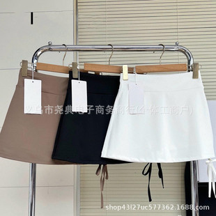 L*Ruth Pleated Drawstring Small a Yoga Skirt American Sports Yoga Skirt Women's Summer Breathable Elastic High Waist a