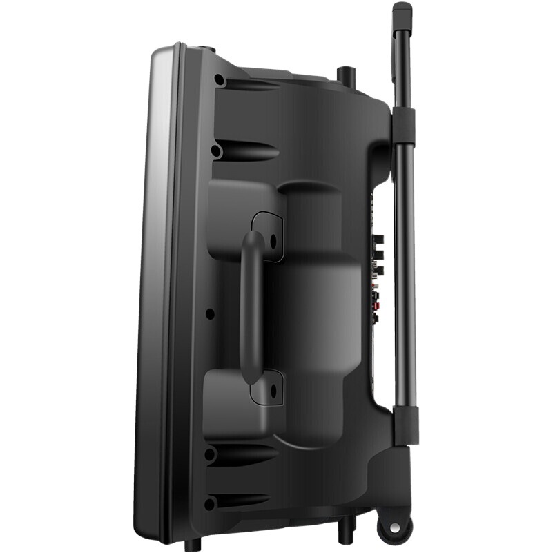 Altavoz Bluetooth para baile cuadrado, altavoz portátil para exteriores de alto volumen, subwoofer con ranura para tarjeta para el hogar, sonido de alta calidad