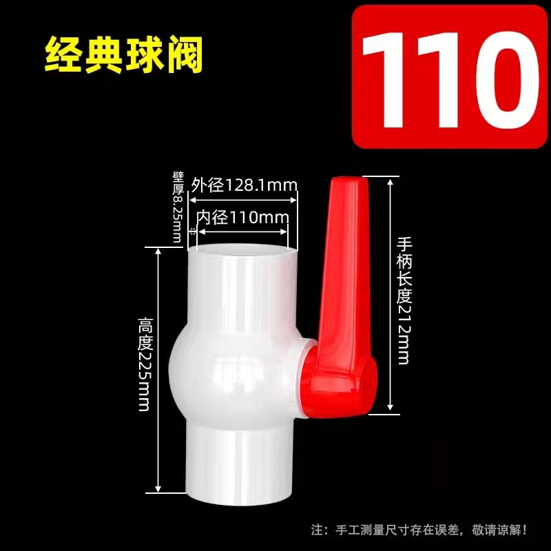 Enchufe redondo de 110mm4 pulgadas (blanco)