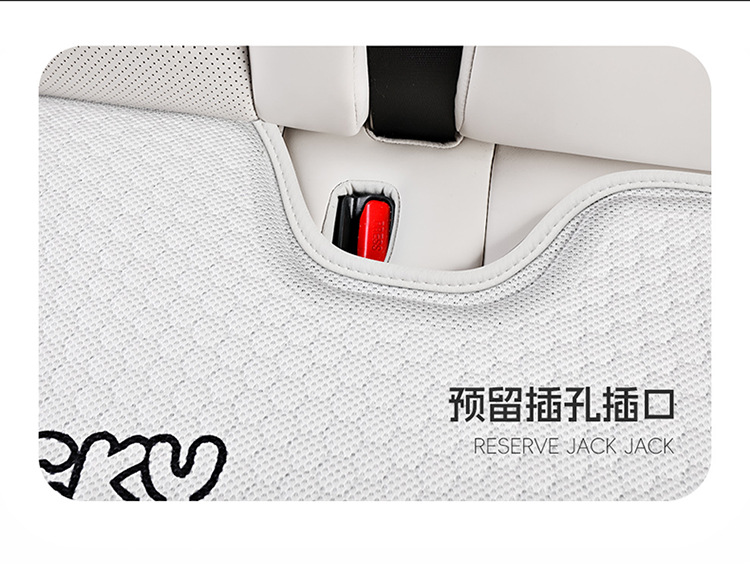 Car Seat Cushion, Universal for All Seasons, Cartoon Cute Pacha Dog Summer Breathable Half-Pack Rear Seat Cover