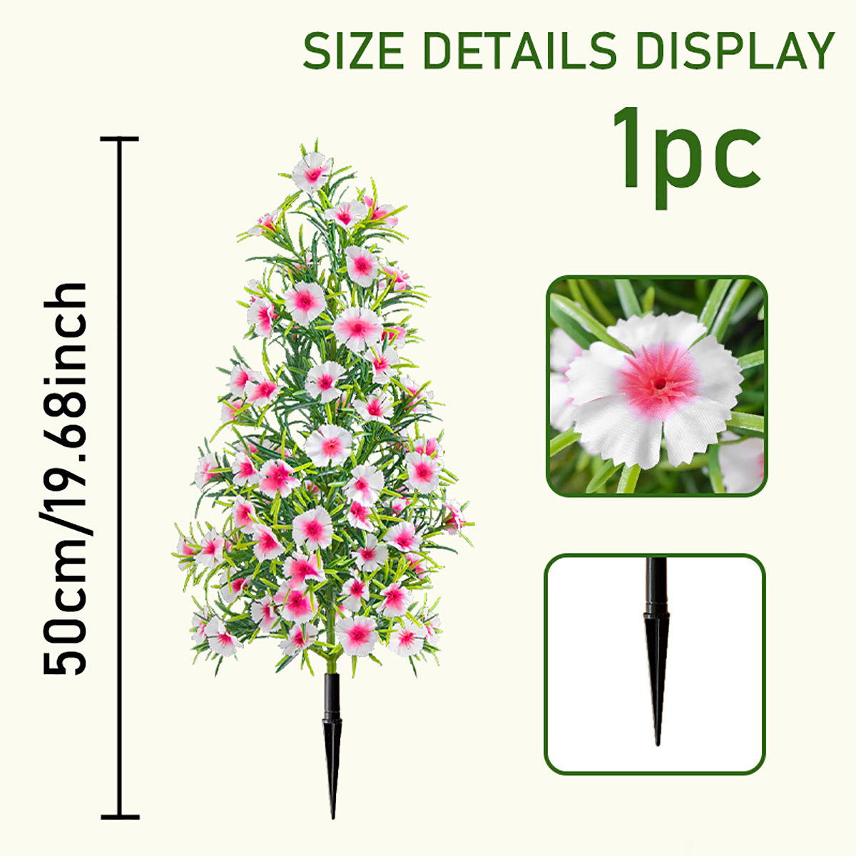 나무 속의 카네이션 꽃 - 핑크