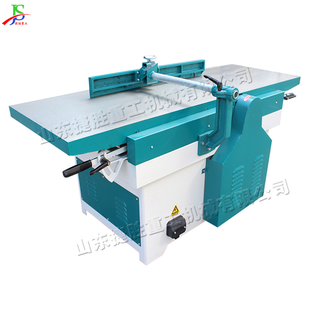 Cepilladora plana de boca oblicua para carpintería Cepillo en espiral de boca recta Cepilladora plana Fabricación de muebles semiautomática Cepilladora de madera