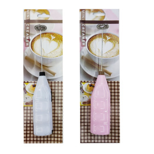Household small stainless steel mini electric egg beater handheld electric milk frother coffee milk tea blender