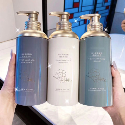 [Factory Outlet]shampoo Oil control fluffy hair conditioner Shower Gel suit aroma Lasting Fragrance shampoo