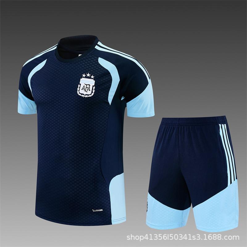 2627 temporada Barcelona Real Madrid Argentina Brasil España fútbol de manga corta trajes de entrenamiento para adultos equipo nacional