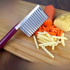 多功能商用切狼牙土豆波浪刀家用深紋加厚琅琊土豆切薯條刀批發