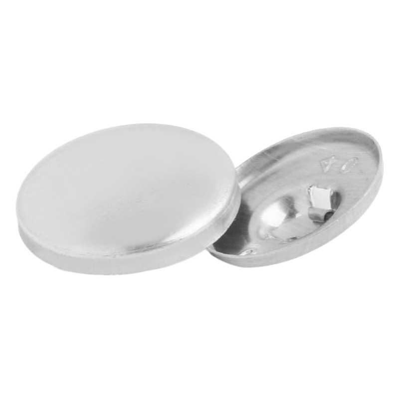 Hebilla de tela hebilla inferior de aluminio embrión abrigo sofá ropa metal aluminio cuero hebilla bolsa cubierta botón hebilla blanco equipaje Accesorios