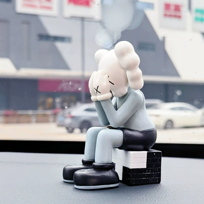ins car interior decoration cute – Car ornaments - -cover-your-face-blue