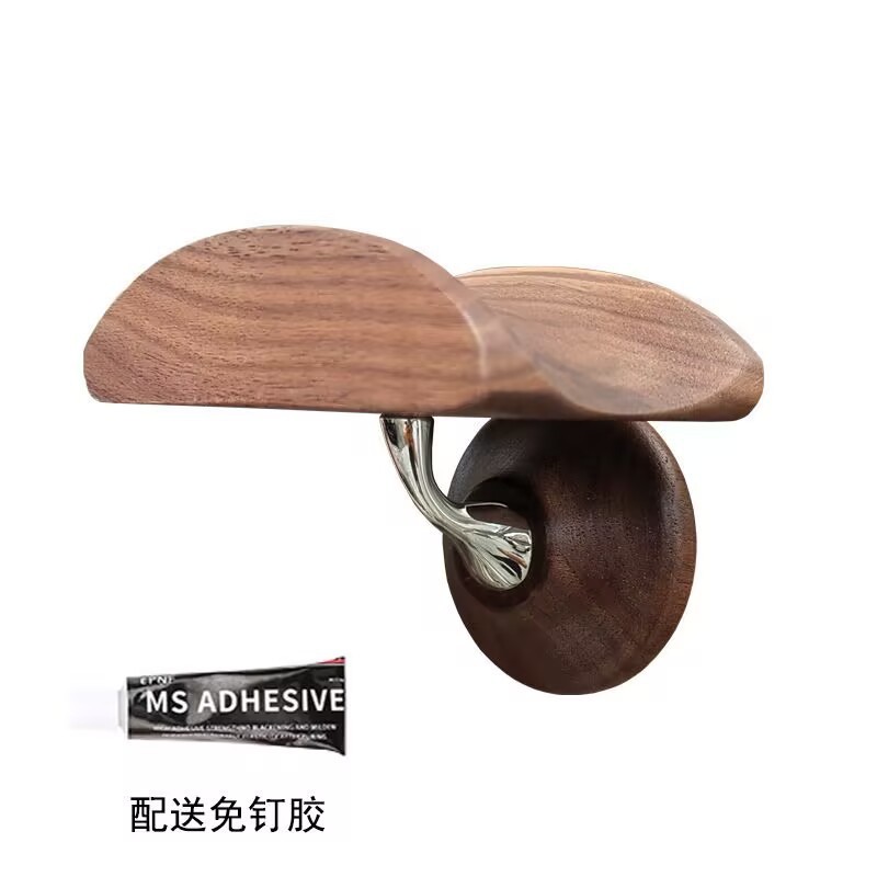 实木耳机架 头戴式耳机支架 耳麦架 通用型实木电脑耳麦壁挂架|undefined