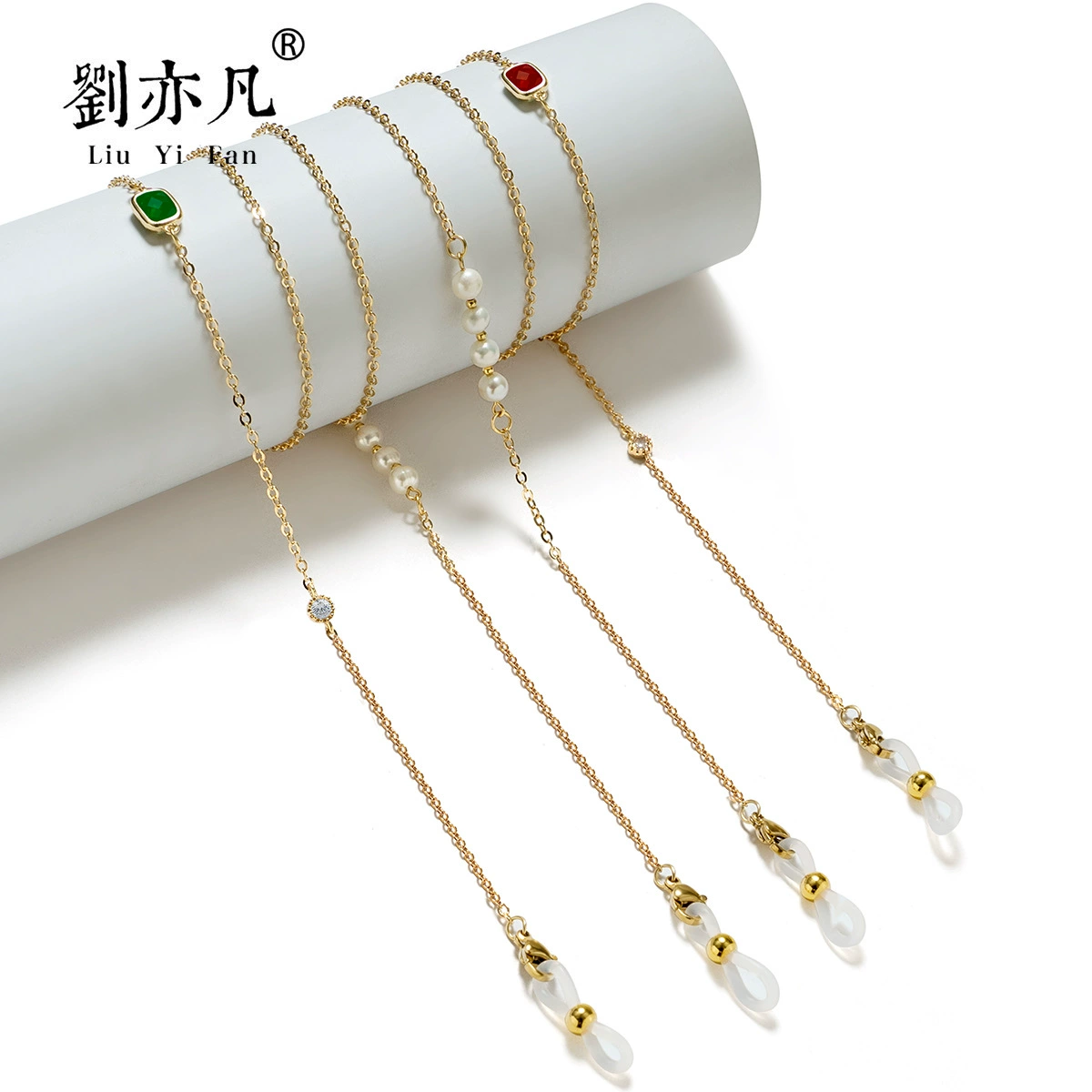 Медицинская маска из жемчуга, strap, очки