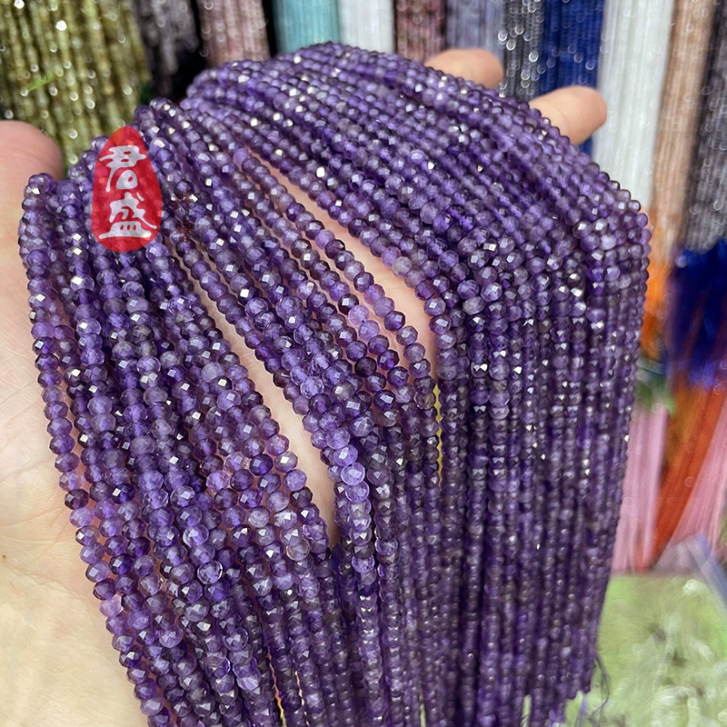 Органический счётчик с аметистом, бусины, аксессуар, аксессуары, DIY