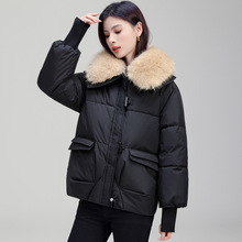 冬季小个子羽绒服女款轻薄韩版简约短款宽松时尚鸭绒保暖反季外套